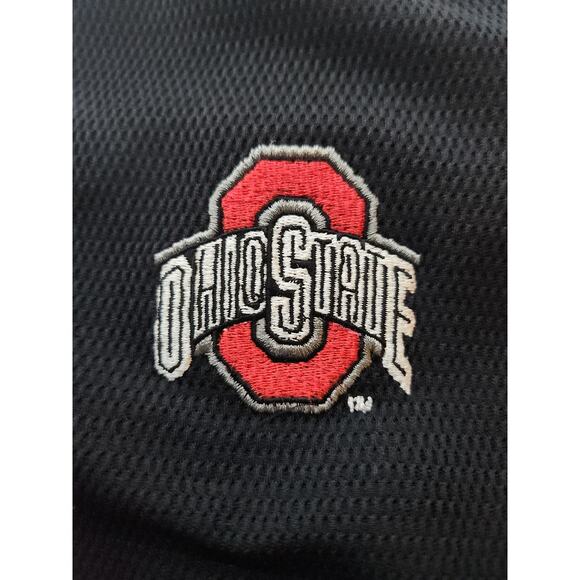 Lee Sport 1/4 Zip Pullover Men's XL Ohio State Football Mesh fleece Lined VTG - Picture 5 of 5